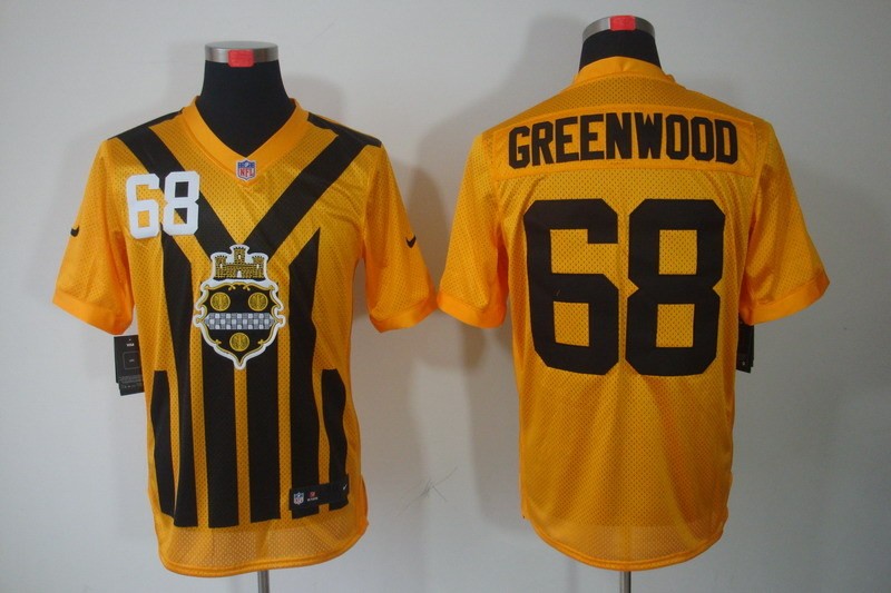 Men 2025 Pittsburgh Steelers #68 Greenwood yellow Nike Limited NFL Jersey